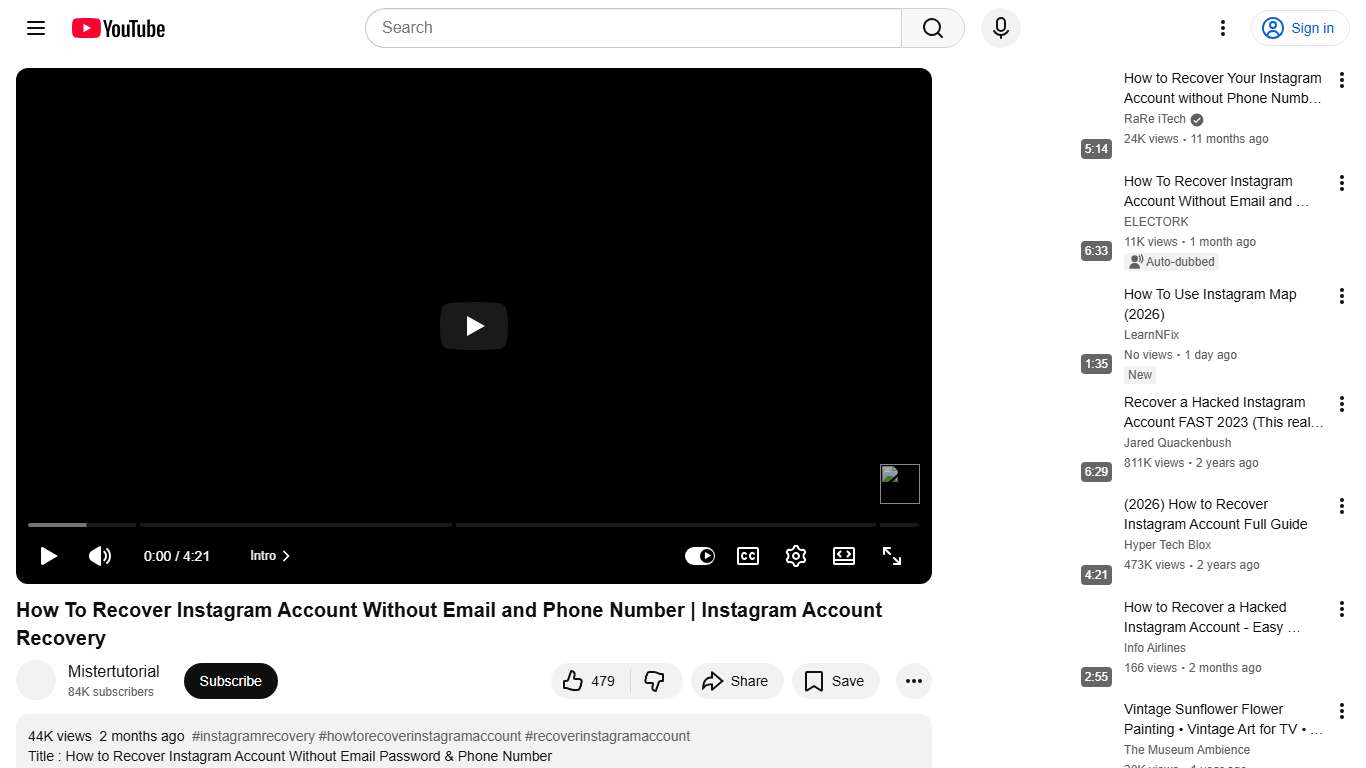 How To Recover Instagram Account Without Email and Phone Number Instagram Account Recovery - YouTube